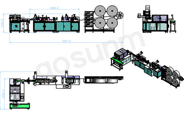 全自動kf94魚型口罩機