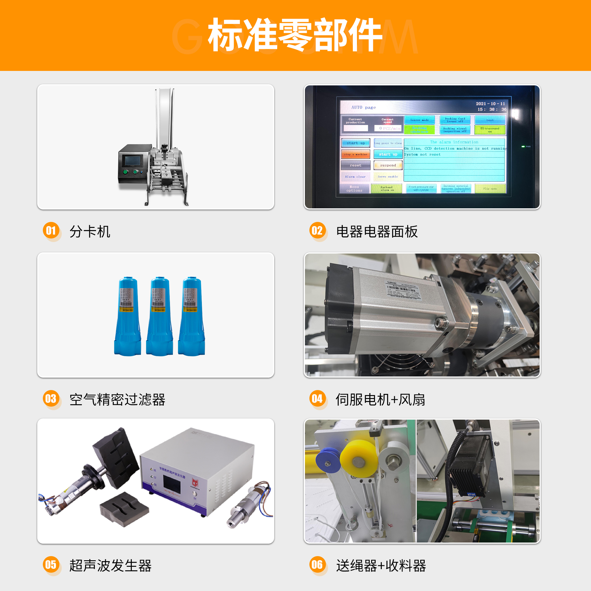 分卡標(biāo)準(zhǔn)零部件