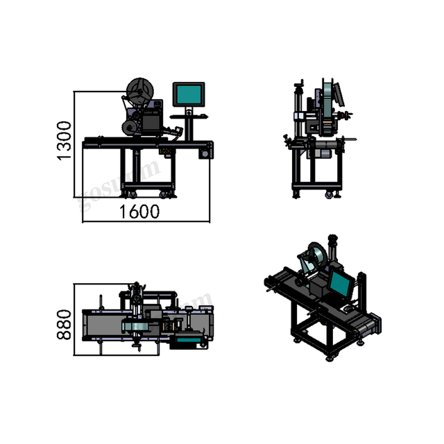 平面打印滾貼貼標(biāo)機(jī)