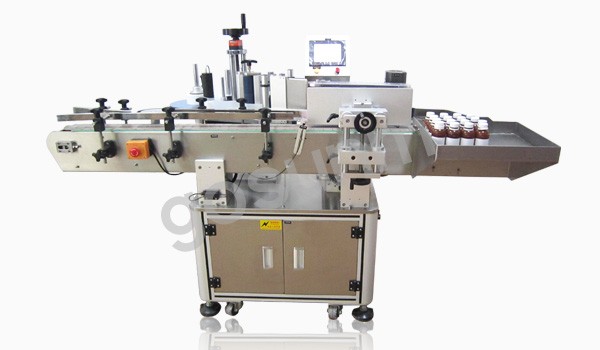 全自動搓滾式立式圓瓶貼標(biāo)機